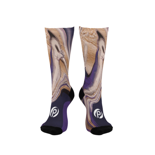 Art Socks | 'Amethyst'